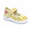 Kvalitné detské topánočky / papučky  - Zlatá mašlička