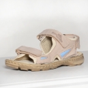 Pohodlné kožené chlapčenské sandále / 31-4255