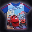 Detské tričko s krátkym rukávom -/CHUGGINGTON  - modré