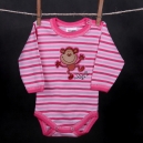 Detské body - SCAMP opička ružová