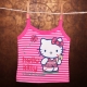 Detská súprava - Hello kitty / tričko na ramienka, suknička