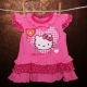 Šaty s krátkym rukávom - Hello Kitty s volánikmi