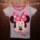 Detské letné pyžamo Disney / Minnie s veľkou mašľou - sivé