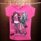 Tričko s krátkym rukávom -  Monster High / ružové