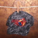 Detská šiltovka Spider-man s 3D aplikáciou / tmavosivá