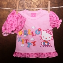 Detská letná súpravička - Hello Kitty / tričko, kraťasy