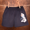 Detské krátke nohavice s vreckom Frozen / Olaf