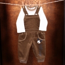 Detská súpravička Disney / Menčestrové nohavice na traky + Body s dlhým rukávom