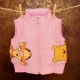 Detská ružová vesta - Disney / Macko Pooh - Peekaboo