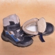 Detské kožené topánočky s kožušinkou RenBut / 22-3185